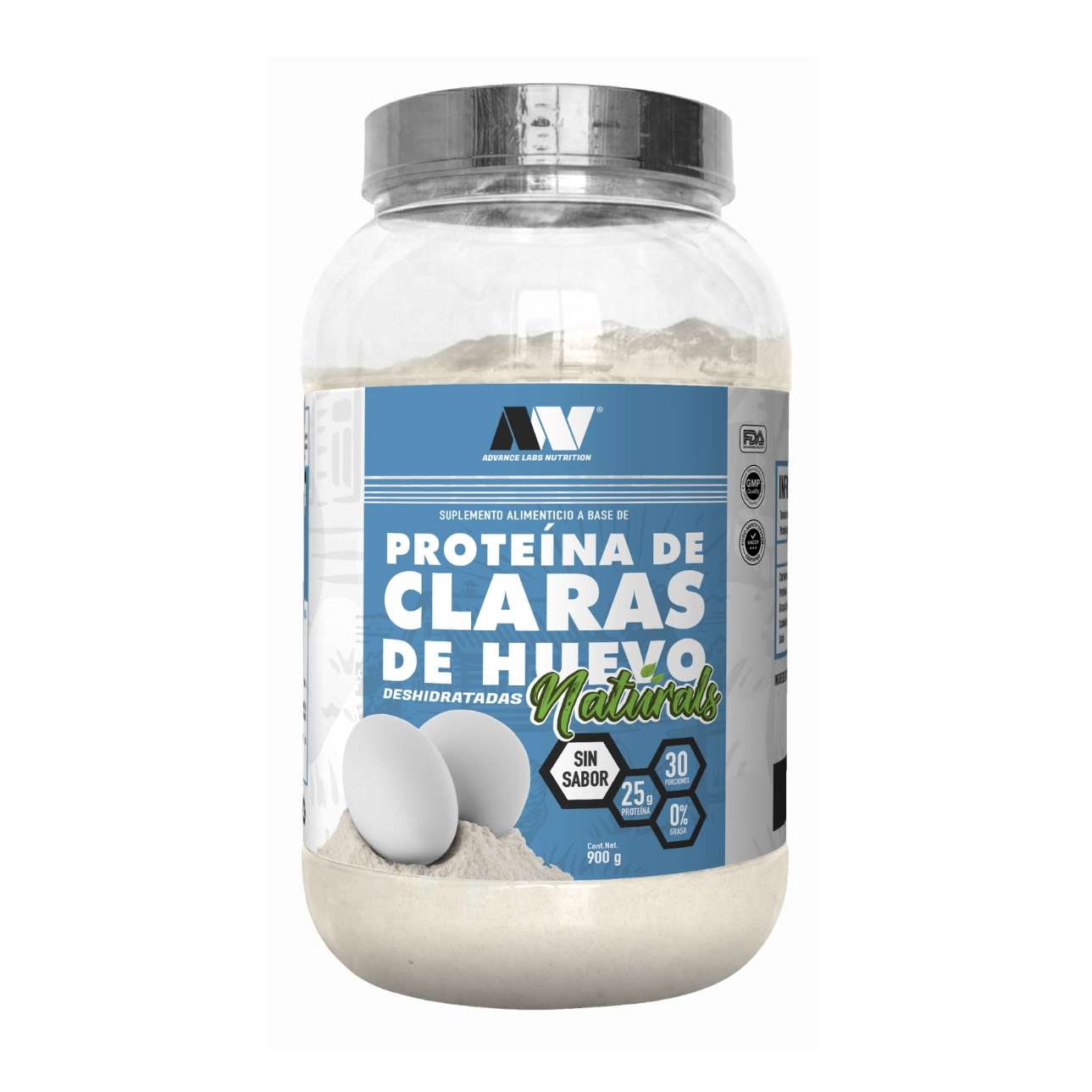 ADV Claras Naturals sin Sabor