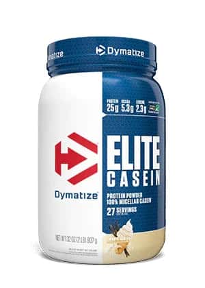 Dymatize ELITE CASEIN 4 LBS, suplemento deportivo