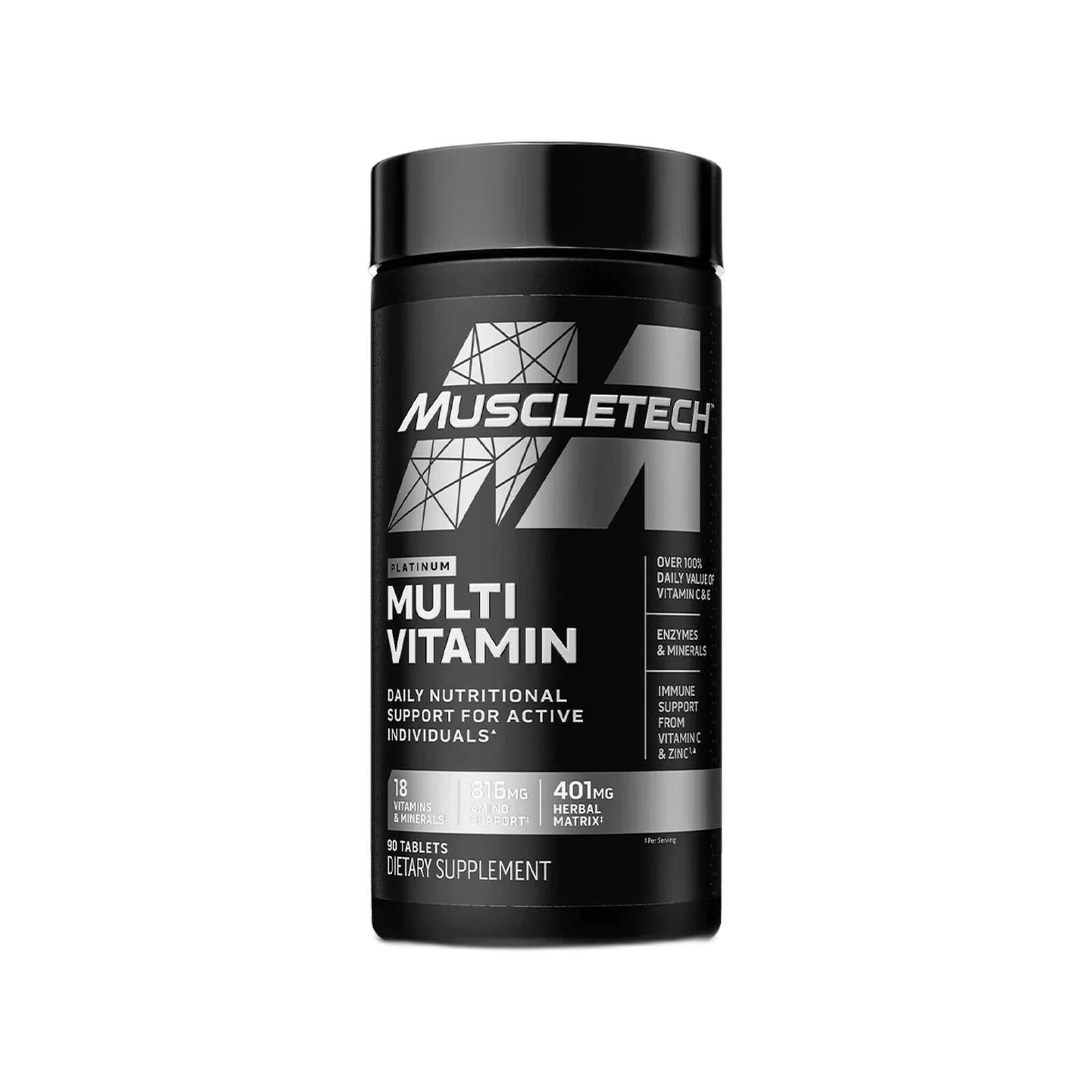 MuscleTech PLATINUM MULTI-VITAMIN 90 CTS, suplemento deportivo