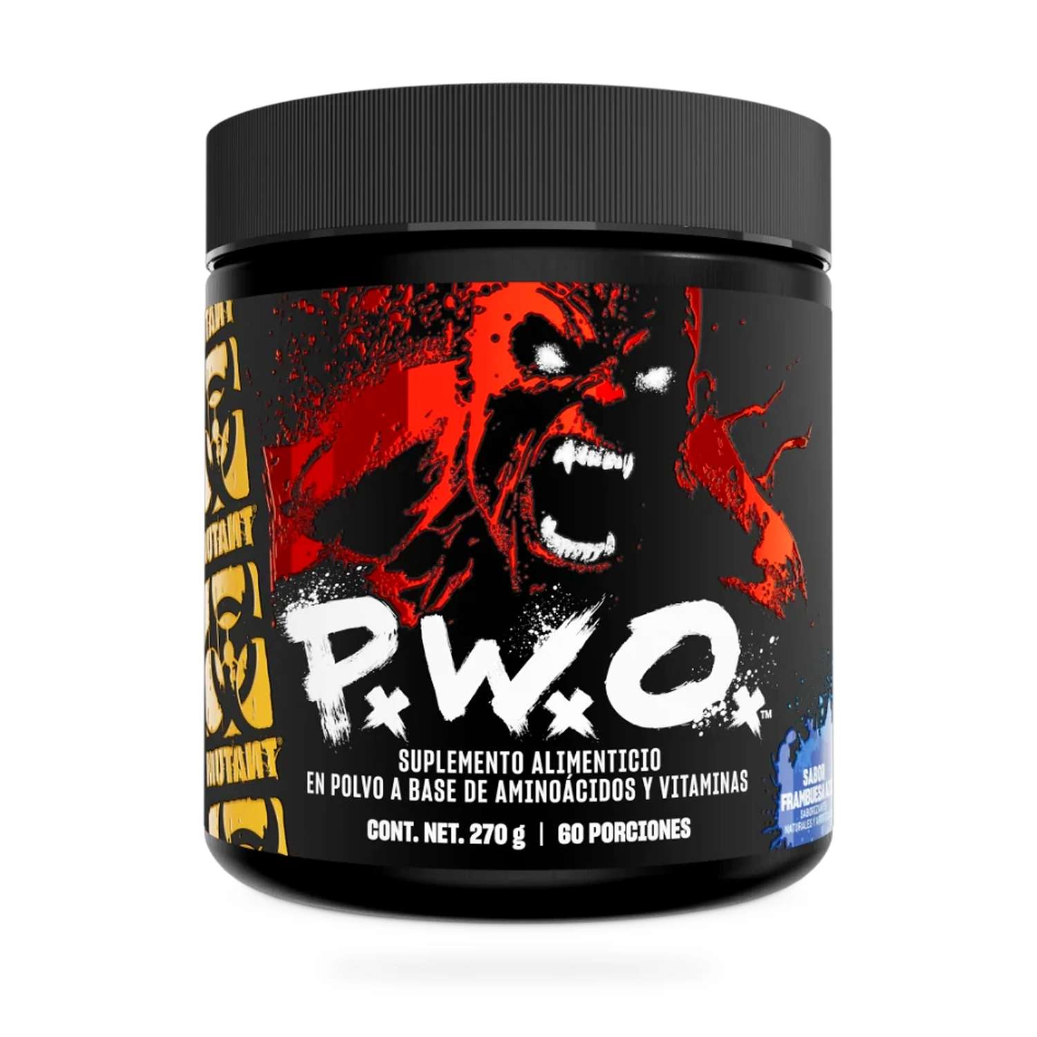 Mutant PWO BLUE RASPBERRY, suplemento deportivo