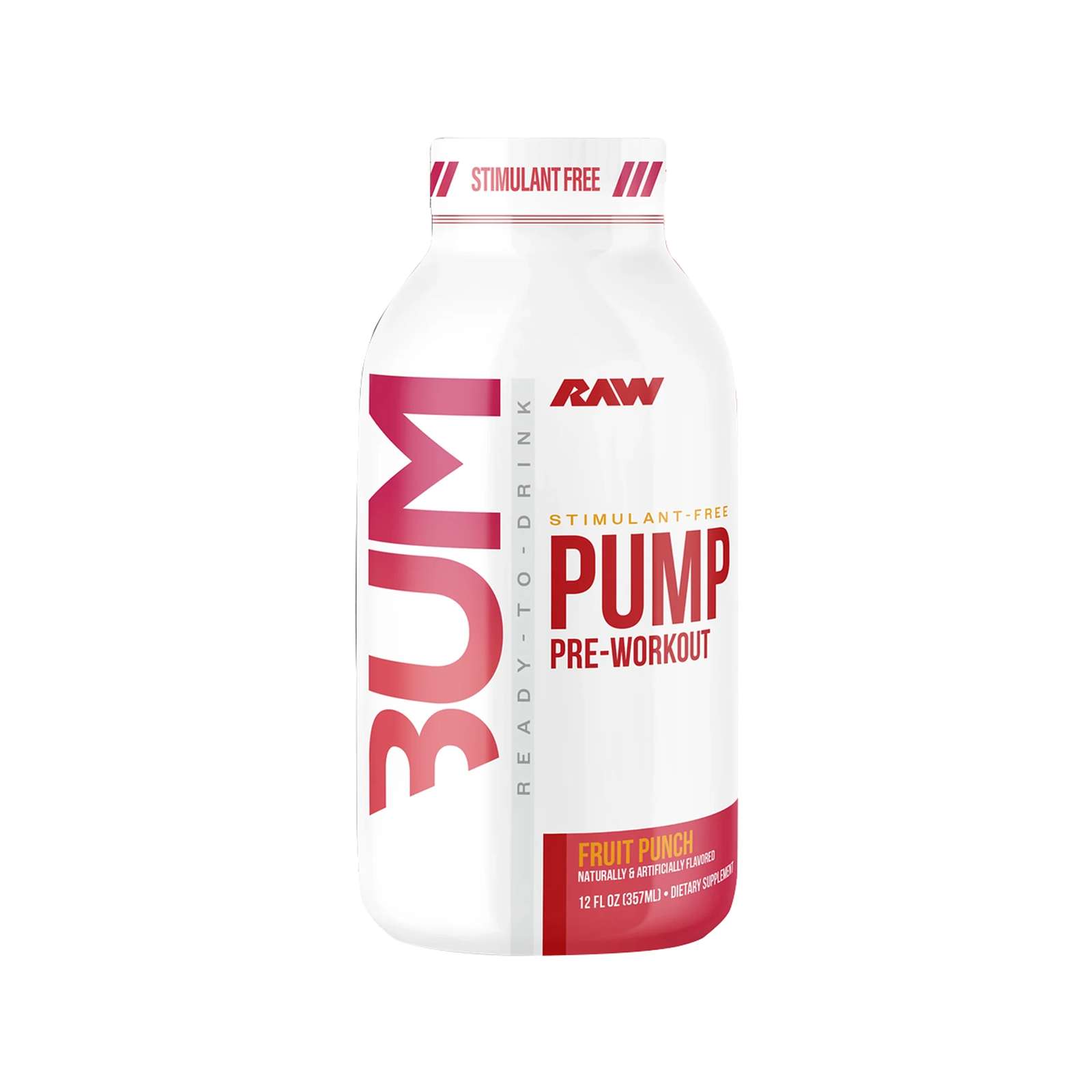 RAW Bum Pump Rtd PWO No STIM 12 OZ/