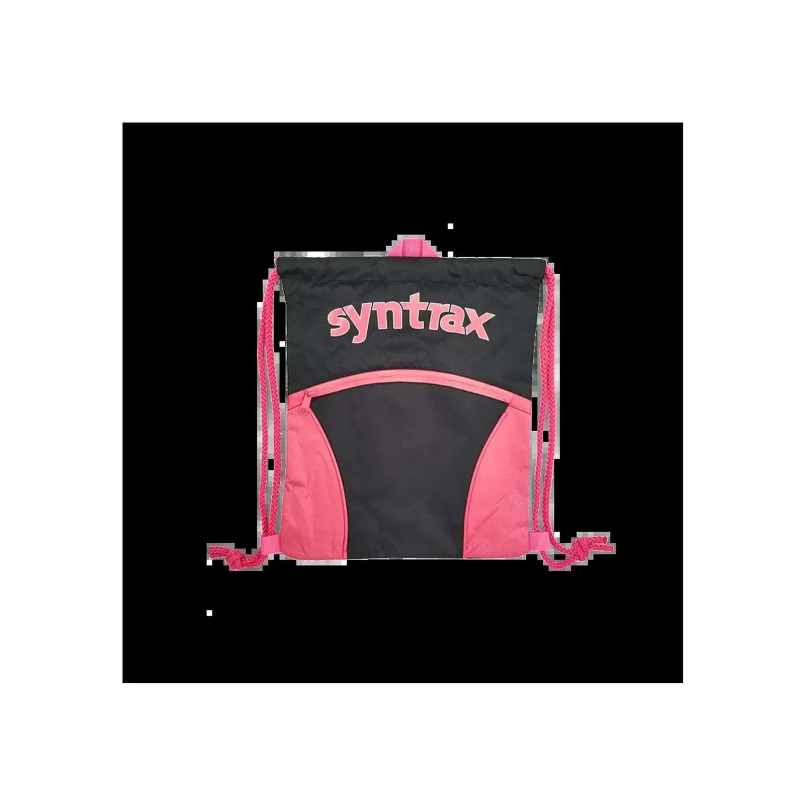 Syn Aerobag Drawstring Black Salmón