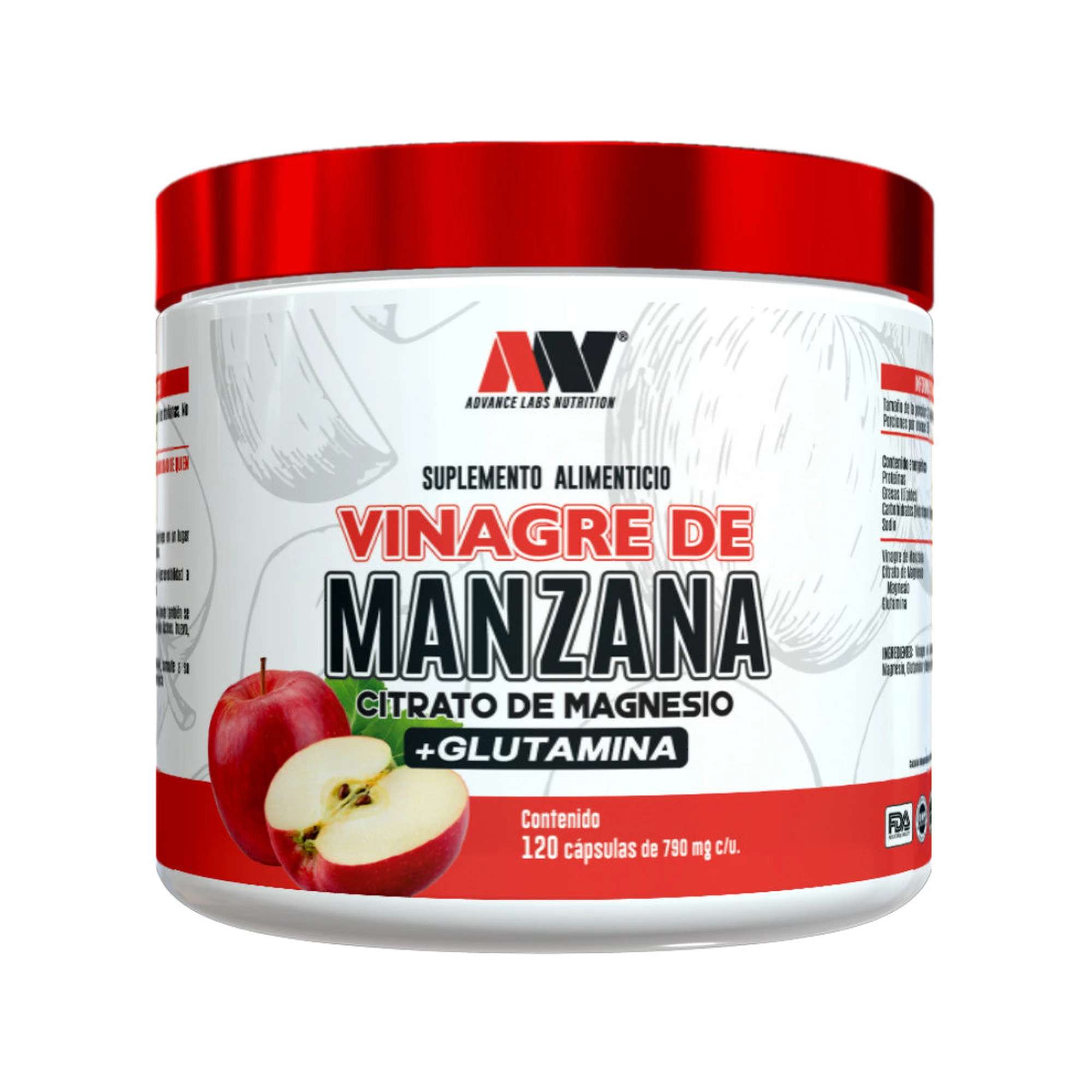 ADV VINAGRE DE MANZANA CITRATO DE MAGNESIO