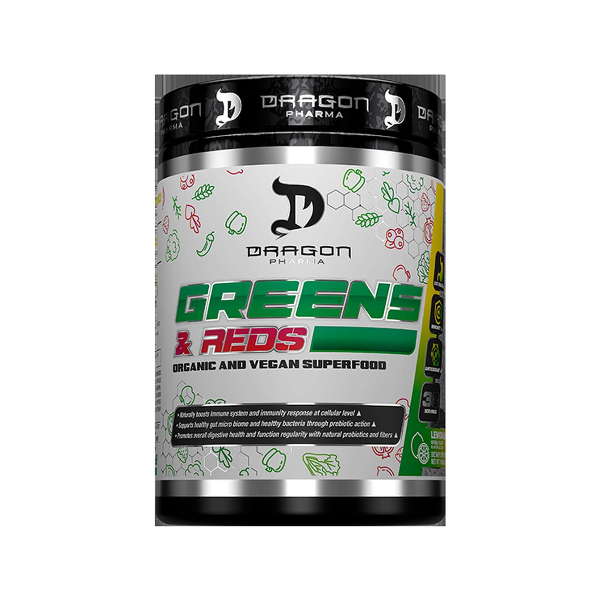 DRAGON GREENS & REDS