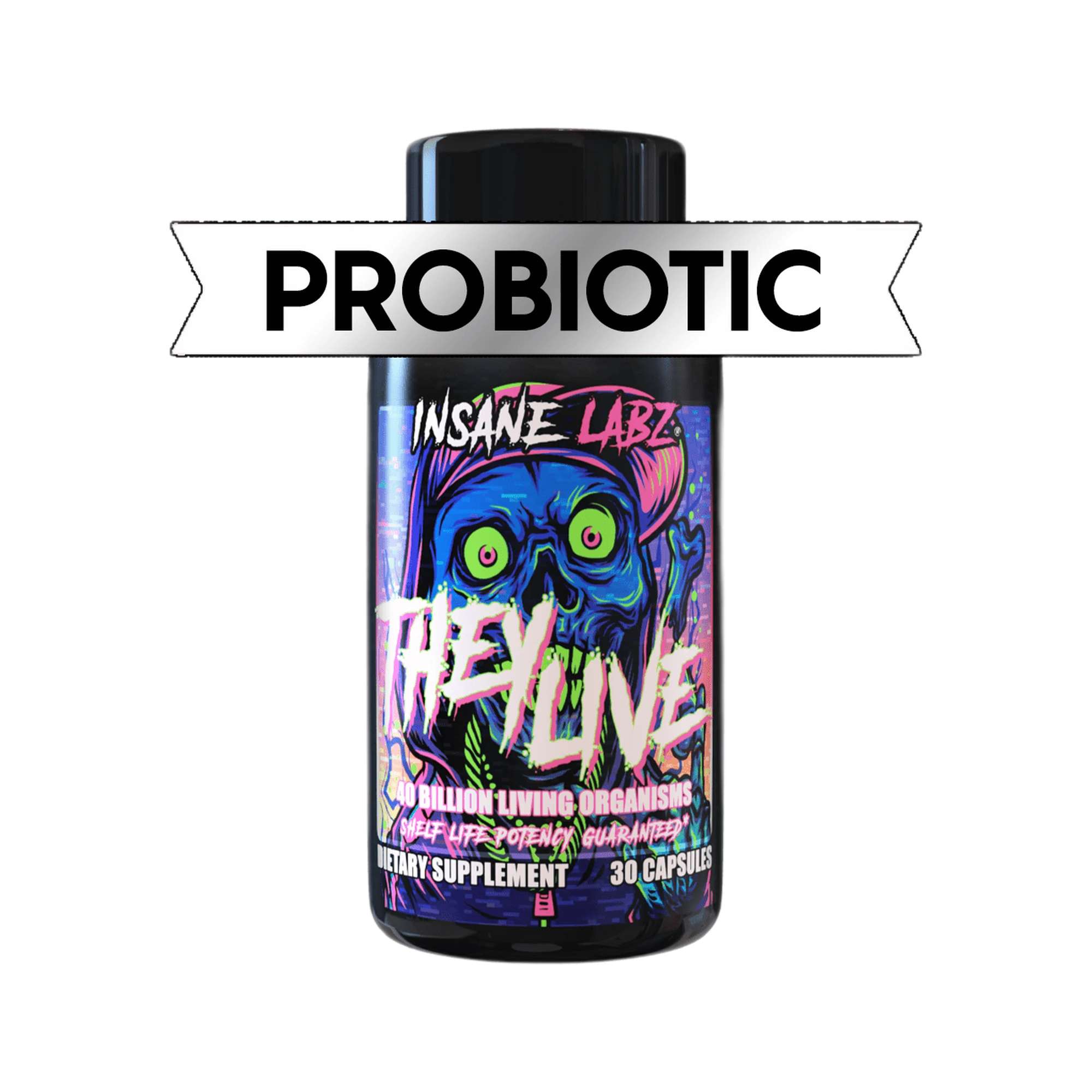 INS THEY LIVE PROBIOTIC 20 BILLON LIVING ORGANISMS